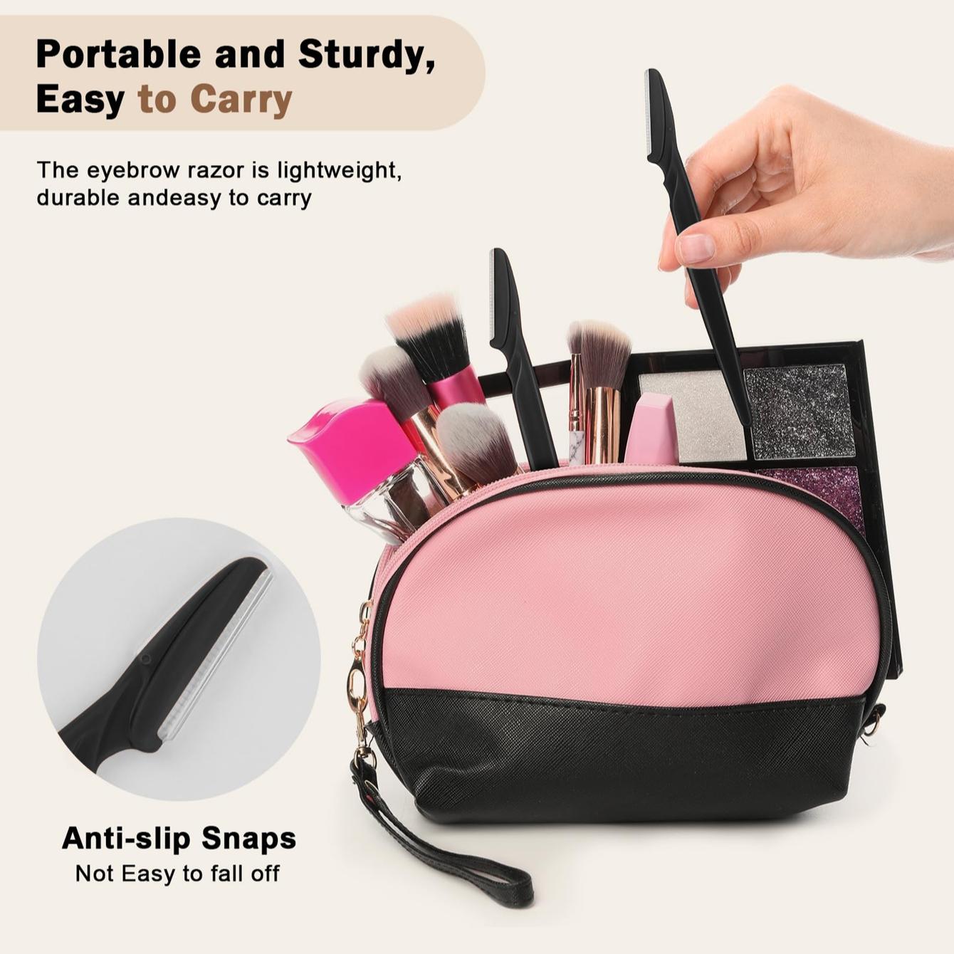 12pcs Dermaplaning Tool - dermaplane Razor For Women Face Multipurpose Eyebrow Razor & Face Shaver For Women With Precision Covers Dermaplane,Makeup,Cheap,Room Decor,Vanity,Travel,Bedroom,Makeup Accessories,Eyebrow Razor