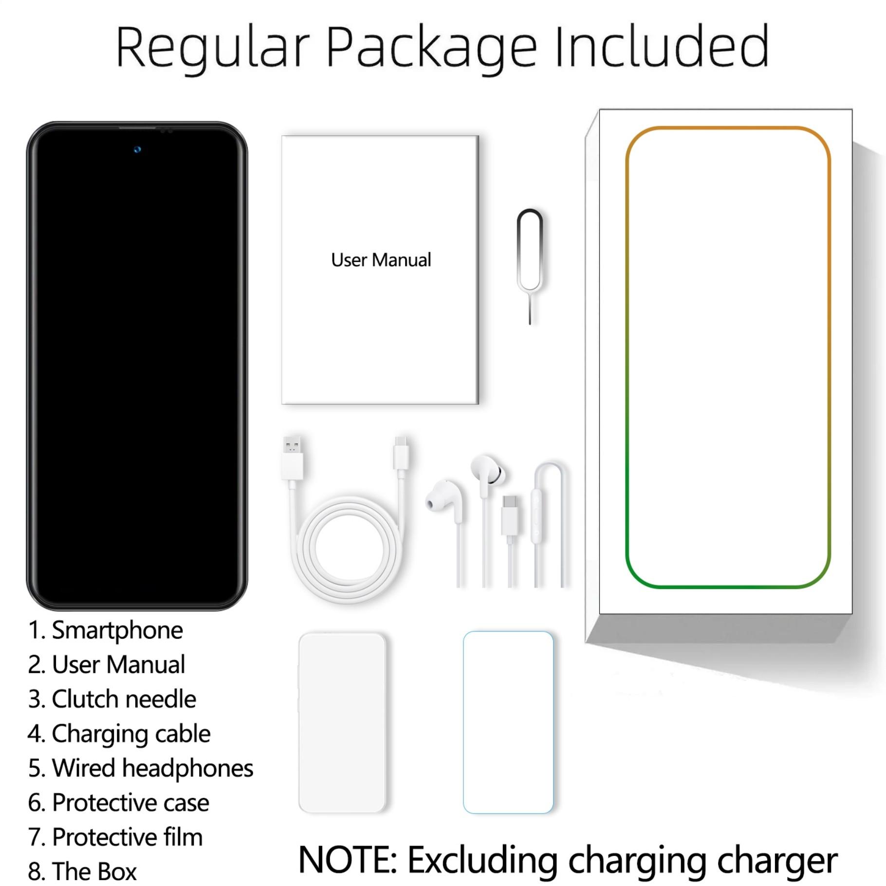 Fuffi M17 Pro Smartphone, 6.56-Inch Screen, Android 10.0, 3GB+32GB Memory, 3100mAh Battery, Dual Sim, Quad Core Processor, Fashionable Phone, Android Phones