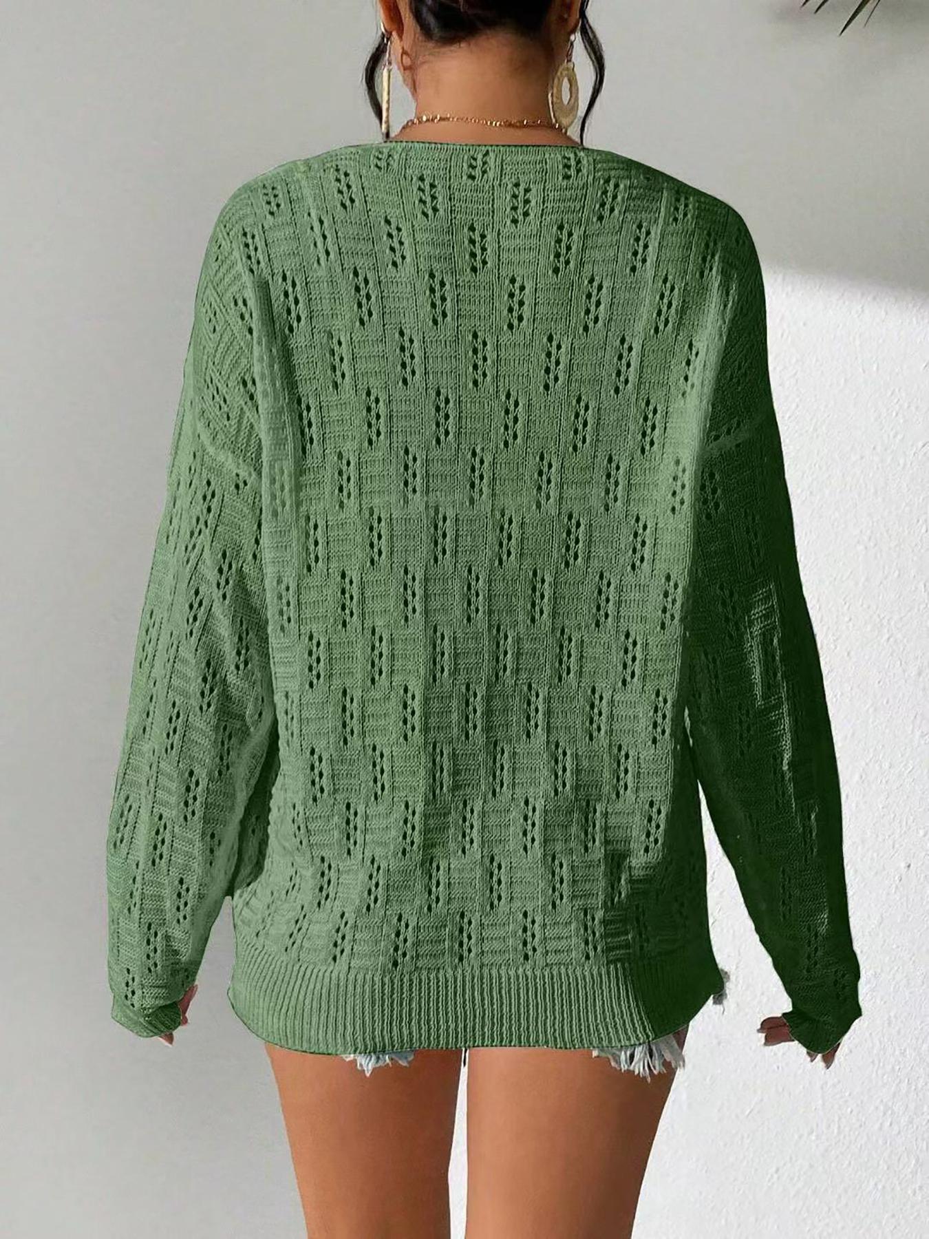 Girl Hole Lazy Style Full Sleeves Jumpers Tops Hollow Out Sexy Women Fashion Casual Basic Streetwear Femme Sweaters Pullovers