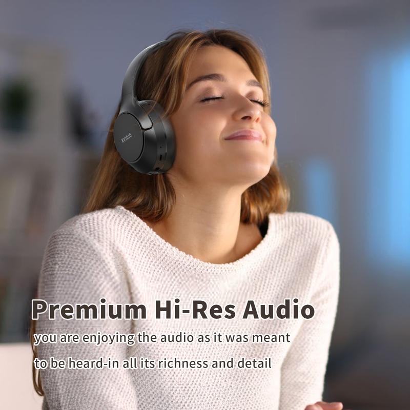 【Live】Wireless Bluetooth Headphones, Over-Ear, Active Noise Cancelling, Hi-Res Audio, 70 Hours Battery Life, Foldable Design, Lightweight and Portable, with Microphone for iOS/PC/Android, Ideal for Home Office, Business Trips #TikTokShopHolidayHaul