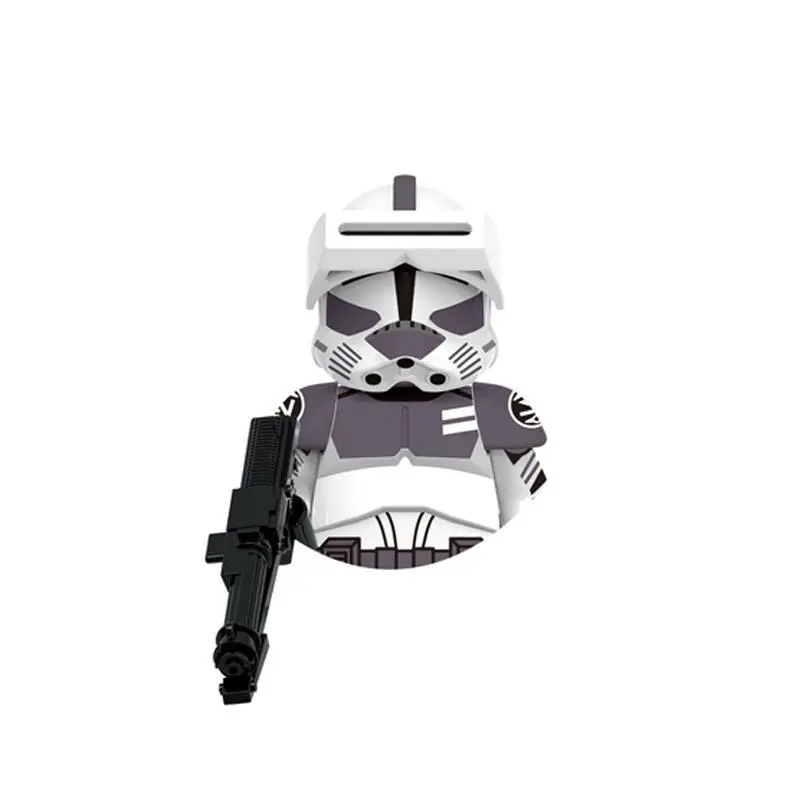 2026 Hot selling toys X0351 Clone Trooper Kamino Building Blocks Bomb Squad Trooper Bricks 501st Legion Jet Troopers Figure Captain Grey Mini Kid Toy Internet-famous toy