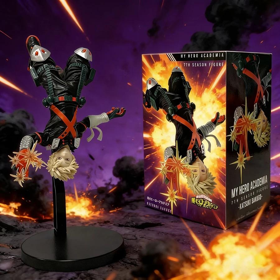 18cm Boku no Hero Academia Anime Figure Bakugo Katsuki Action Figure Midoriya Izuku/Todoroki Shoto Figurine PVC Collection Toys