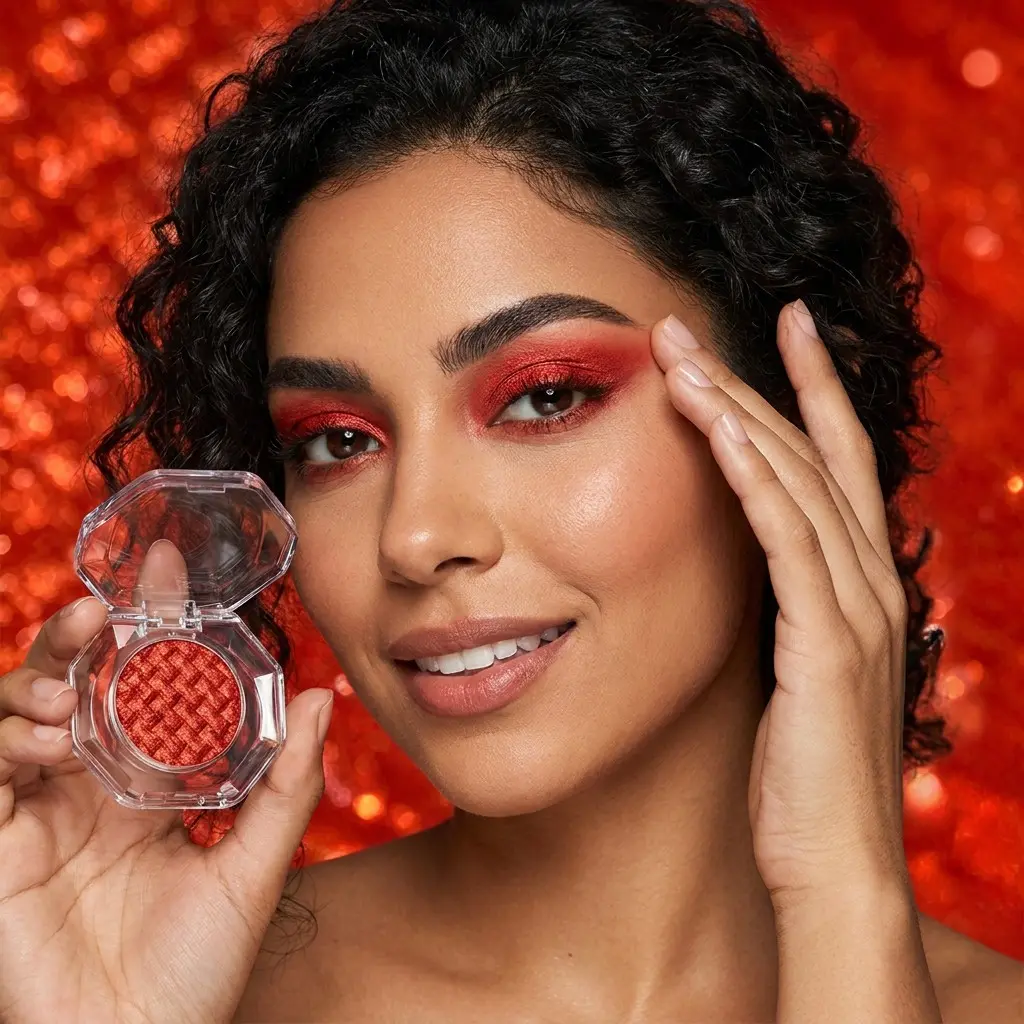 High Pigment Eyeshadow, Dreamy Flame Eyeshadow, Daytime Commute Nighttime Party, Suitable for All Skin Tones, Smooth Application