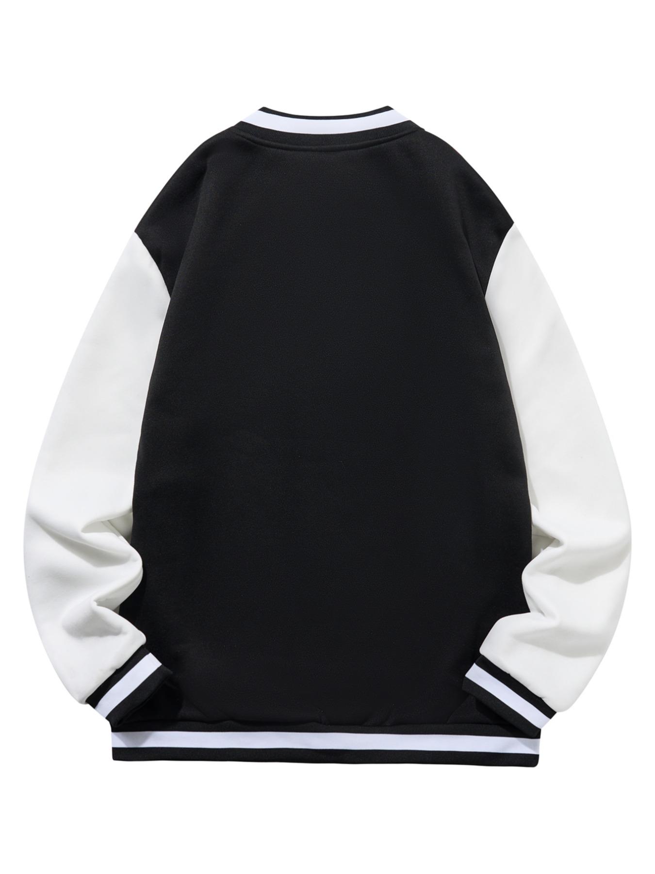 New Women's Baseball Jacket Fall Winter, Creative Letter Print, Casual Sporty Coat, Casual Athletic Jacket, Comfortable Versatile Jacket, Multiple Trend Colors, Fashionable Outerwear, Womenswear