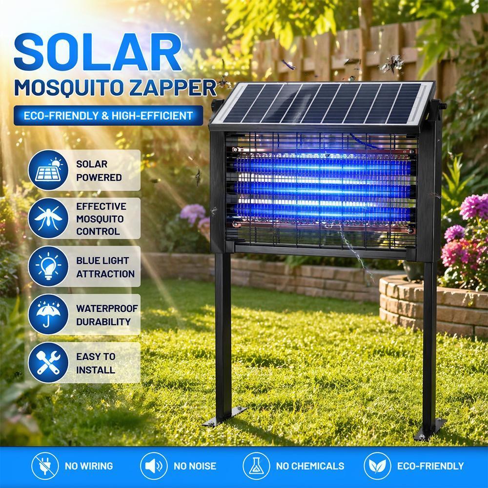 【Clearance Sale】Wireless Solar Mosquito Killer Lamp - High-Power Waterproof Electronic Insect Zapper, Outdoor Gadgets, 3 Tubes, Dual Charge, 6000mAh Battery, UV Attractant Light, Safe Mesh, Auto Trap & Manual Kill Functions, for Garden, Camping, Insect Za 【Clearance Sale】Wireless Solar Mosquito Killer Lamp - High-Power Waterproof Electronic Insect Zapper, Outdoor Gadgets, 3 Tubes, Dual Charge, 6000mAh Battery, UV Attractant Light, Safe Mesh, Auto Trap & Manual Kill Functions, for Garden, Camping, Insect Za