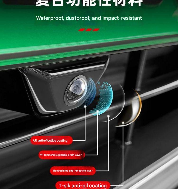 High Definition Car Camera Protective Cover, Scratch-Resistant Waterproof Lens Shield, Clear Vision No Blurring, Essential Vehicle Accessory, HD Lens Protector