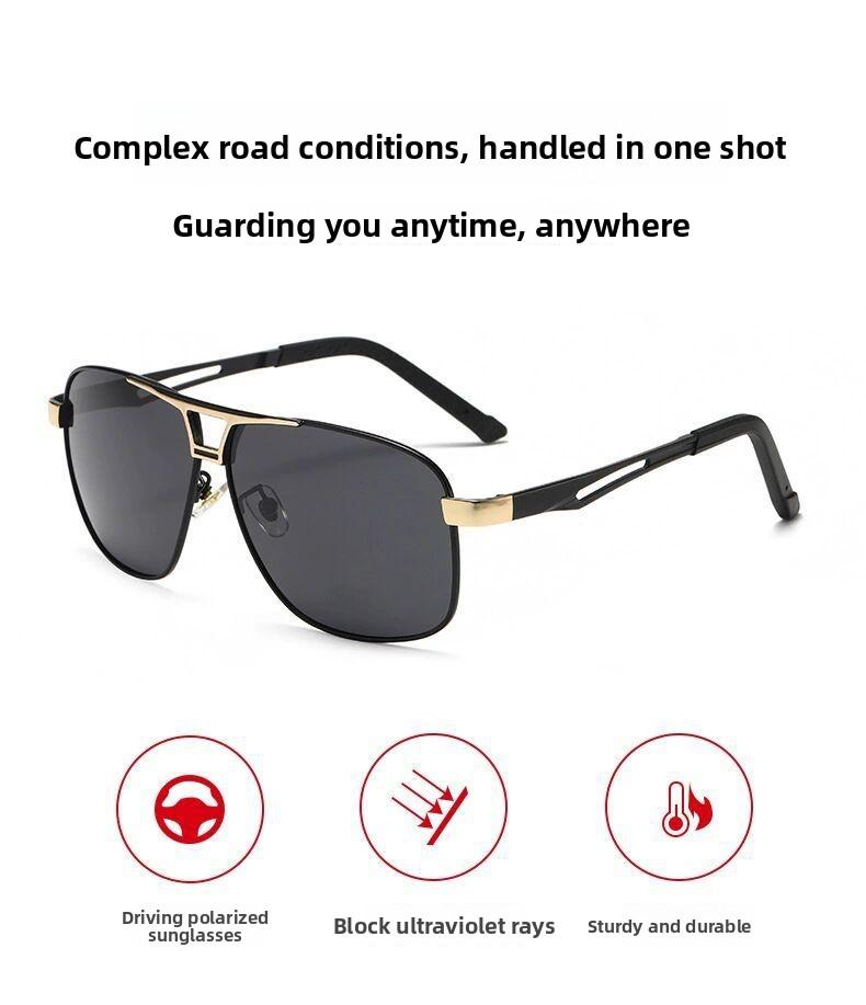 Aviator Photochromic Polarized Driving Sunglasses for Women Men,UV400 Anti-Glare Wrap Around Shades,Lightweight Durable Eyewear for Driving,Fishing&Outdoor Sports