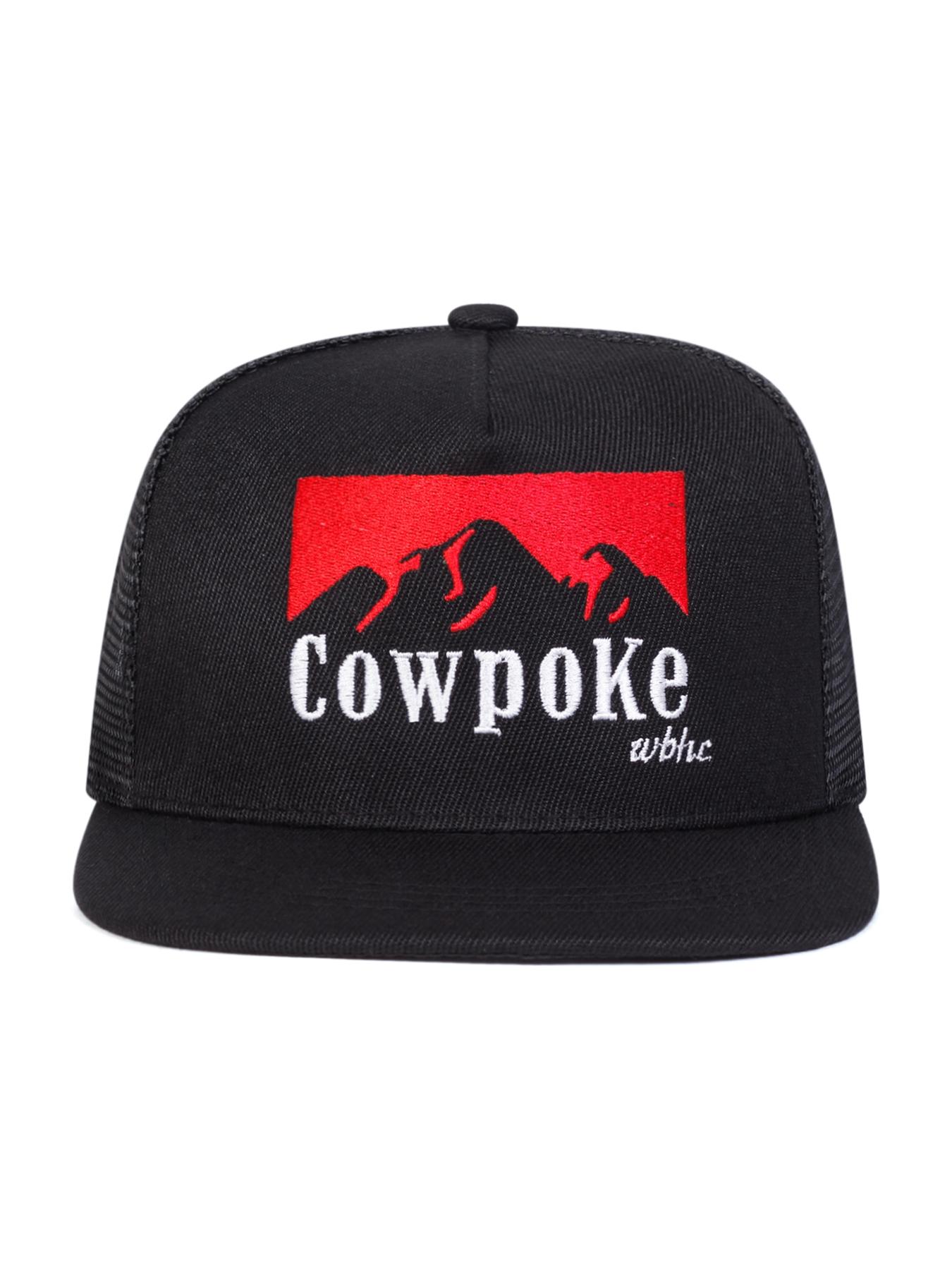 Unisex Cowpoke Baseball Cap, Polyester Cap, Adjustable Snapback Cap, Adjustable Woven Sun Protection Hat, Casual Fitted Design for Spring & Fall Travel Outdoor Activities