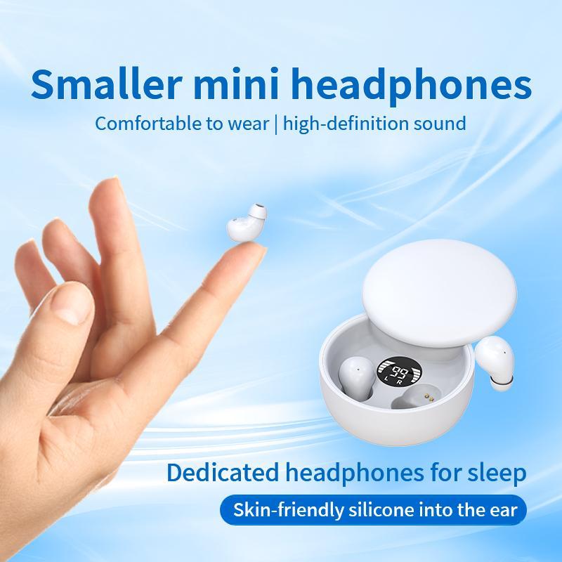 Mini Invisible Headphones Bluetooth 5.4 True Wireless In-Ear Earphones sport Audio Earbud audifonos bluetooth wireless headphones noise cancelling headphones gamingheadset Mini Invisible Headphones Bluetooth 5.4 True Wireless In-Ear Earphones sport Audio Earbud audifonos bluetooth wireless headphones noise cancelling headphones gamingheadset