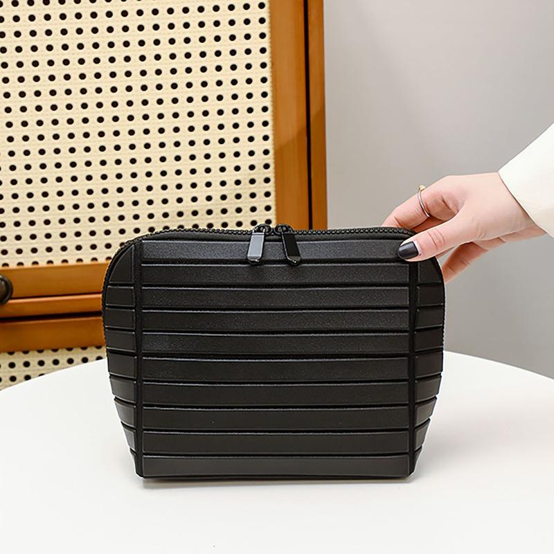 New Large Capacity Makeup Bag, Portable Skincare Cosmetic Organizer, Travel Cosmetic Bags, Travel Toiletry Bag, Divided Storage, Ideal for Outdoors