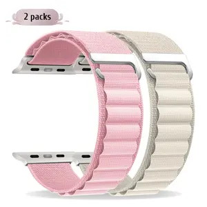 Compatible High Mountain Nylon Adjustable Band for Apple Watch Ultra 3 2 49mm 46mm 45mm 44mm 42mm 41mm 40mm 38mm, Ideal for Iwatch Ultra Se Series 11 10 9 8 7 6 5 4 3 2 1