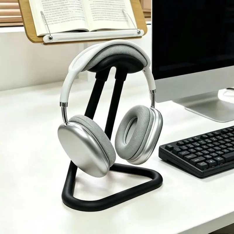 3D Printed Tubular Headphone Stand, Minimalist Tubular Aesthetic Design, Simple & Practical Over-Ear Headset Holder, Sleek Space-Saving Desktop Storage Accessory for Gaming & Office, Accessories, Compact, Minimalist Design, Practicality, Organizes Desktop