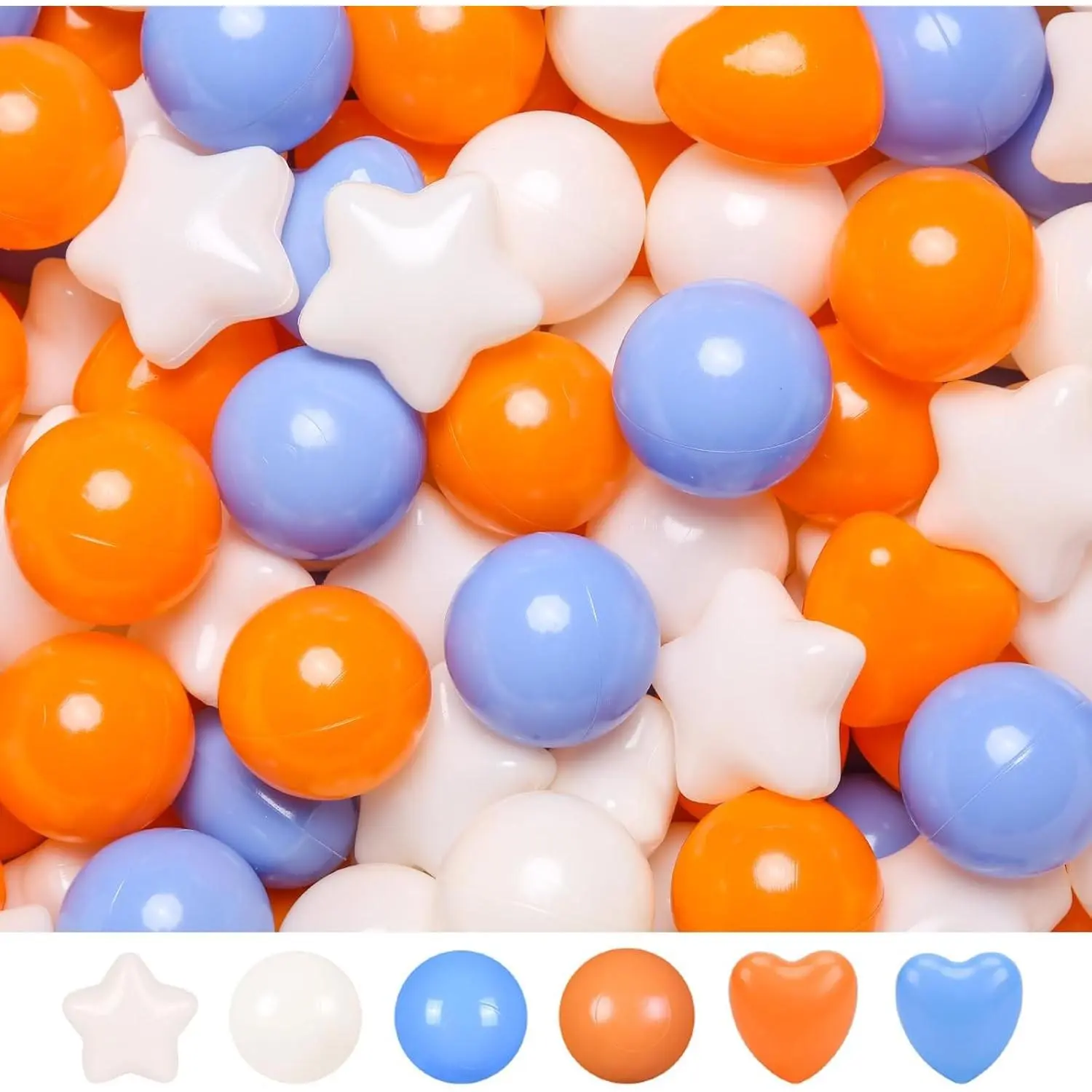Beige Orange Blue