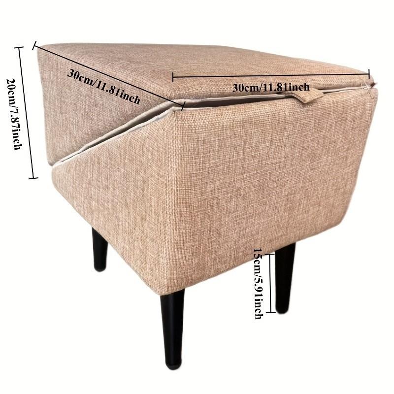 A spine-protecting, anti-injury dog staircase with a stable structure, soft and anti-slip, folding and storage, suitable for corgi, Xi Shi, elderly teddy, home living room, bedside, camping and pet steps