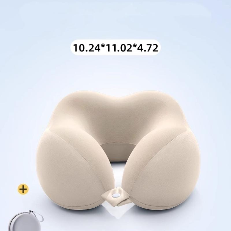 Portable cervical pillow, suitable for travel and home | Ergonomic design, compact and easy to store, comfortable sleep, suitable for desk, car and long-distance flights, slow rebound, machine washable pillowcase