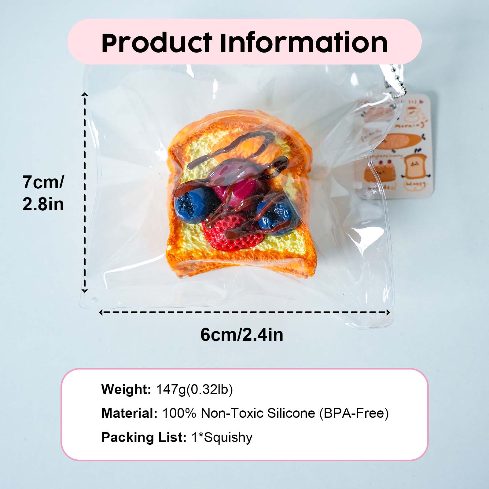 [WenQing Taba Squishy] Handmade taba squishy squishies/yellow bread series, best-selling in the store Sticky Squeeze Toys Gift for kids gift Taba taba squishies Gifts For Children's Day Stress Relief Toy Yellow bread series squishy deck stress ball Putty