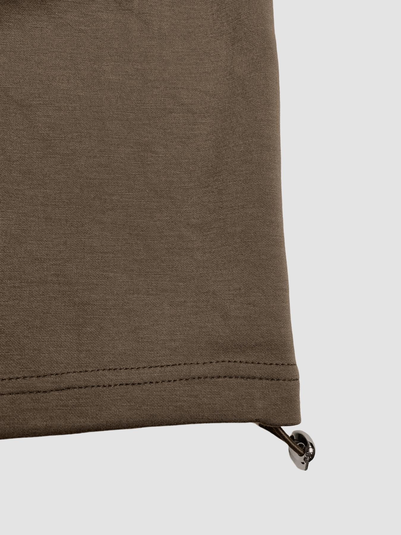 Women's Half-Zip Stand Collar Drawstring Short Sweatshirt, Comfortable and Stylish Pullover for Spring & Fall