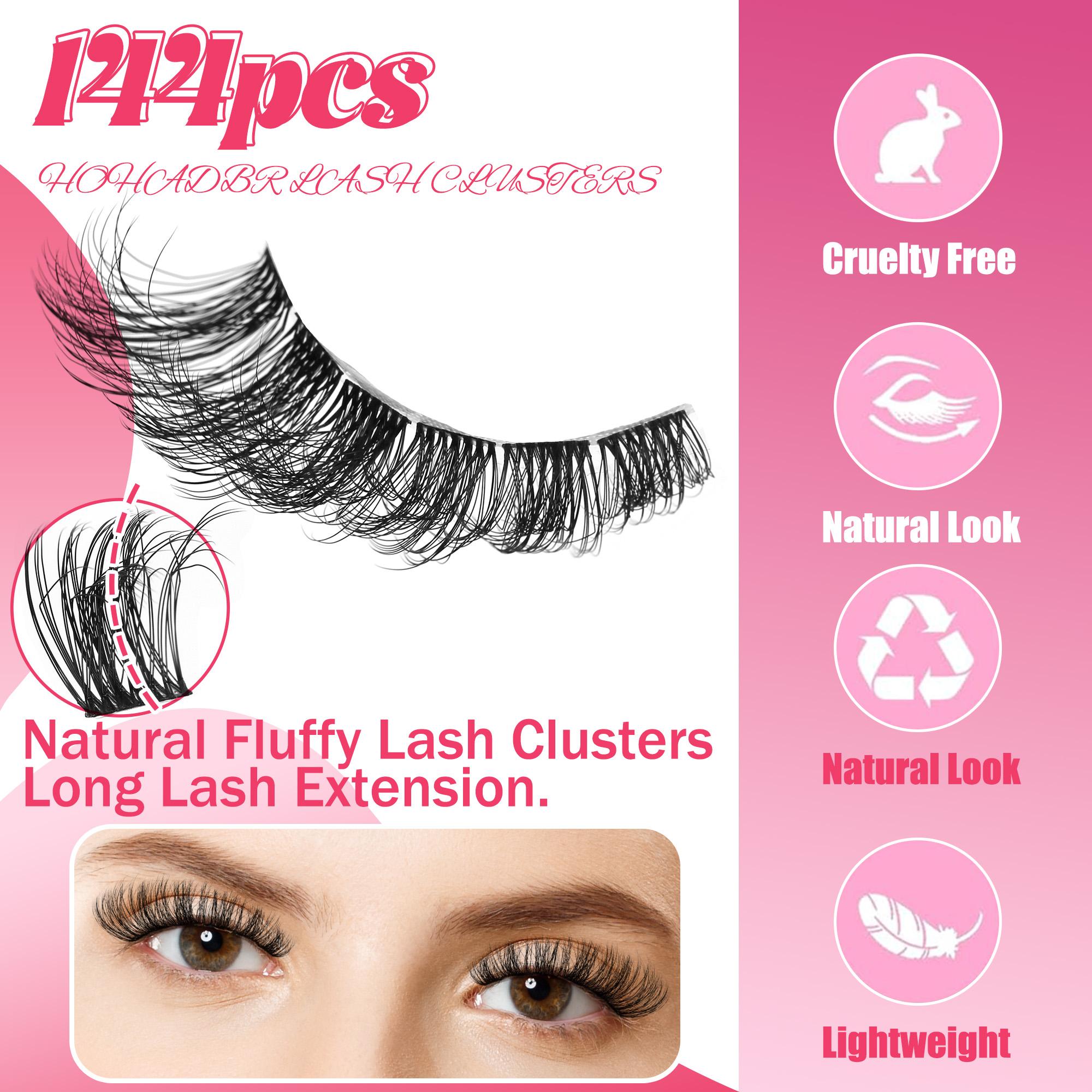 Beginner Friendly Lashes  Fairy  Individual Manga Lash Extension   Easy to Apply  Soft comfortable Makeup at Home For Cosmetic Lashes Cluster Eyelash  Lash Clusters  Eyelash Extension Eyelashes  Extension Wispy