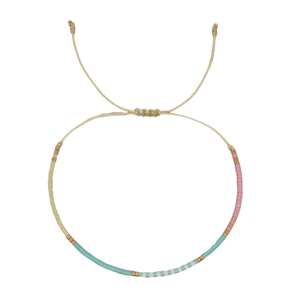New Arrival Niche & Minimalist Bracelets - Premium-Look Adjustable Sports Wrist Cord, Tiny Seed Beads, Colorful Glass Beads, Sports & Outdoor Accessory, Adjustable Beaded Design, Multicolor Stackable Bracelets