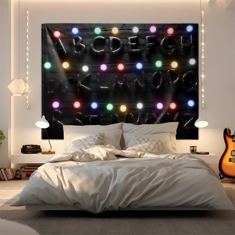 Home Decor With Quirky Stories, Creative Letter Lights, Patterned Tapestries, Fashionable Room Flags, Unique Wall Art In Living Rooms And Bedrooms, Suitable For High-End Decoration In Various Places