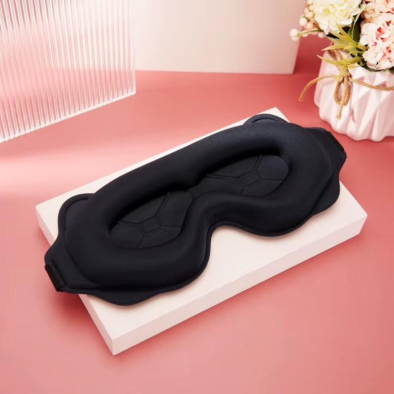 3D stereoscopic sleep eye mask, designed to extend eyelashes, with adjustable shoulder straps for molded masks at night, and a 100% light blocking eye mask, suitable for travel, yoga, and napping