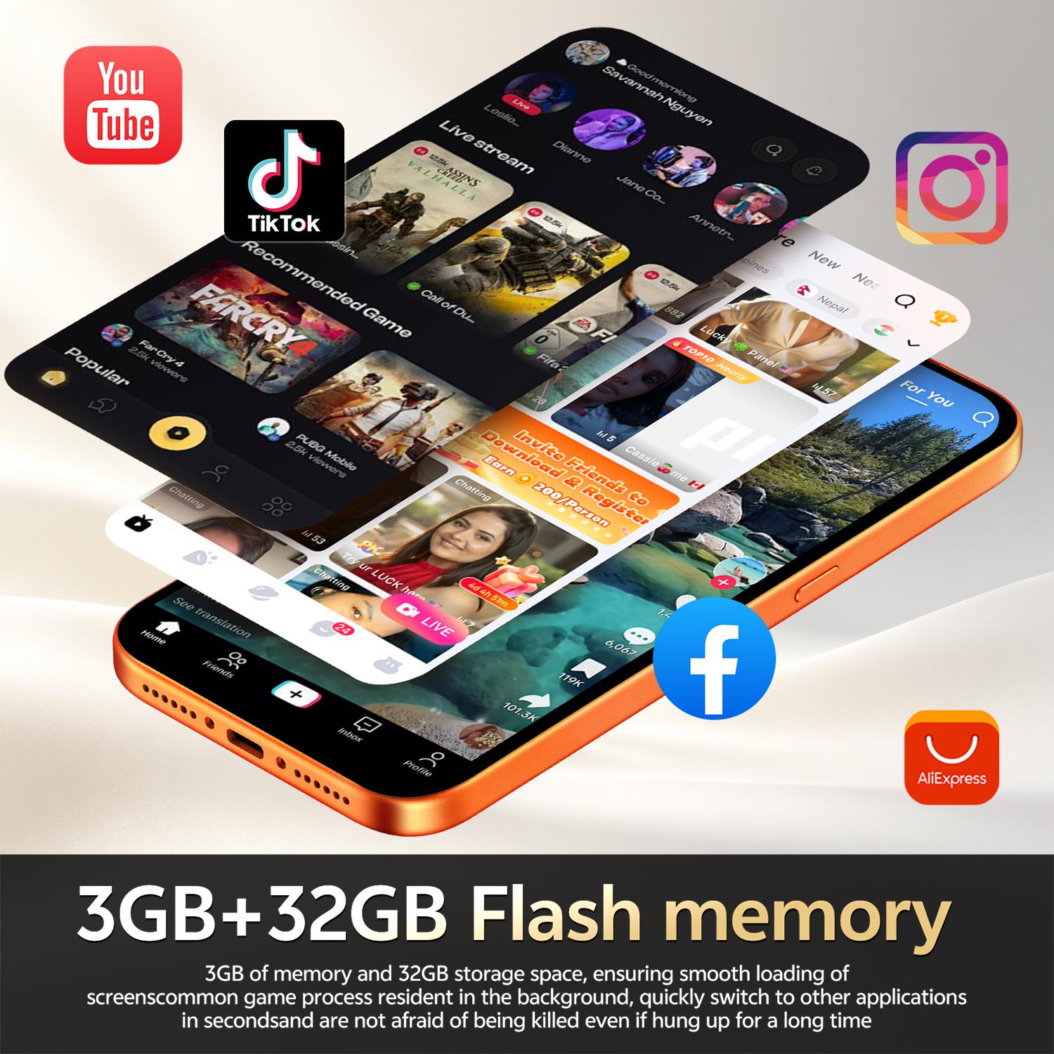 Astarry-17 Pro Max 4g Smartphone, 3gb+32GB RAM, Dual Sim Smartphones, Face Recognition, 4100mah Battery, Business Grade Quality, High Performance, Cellphone