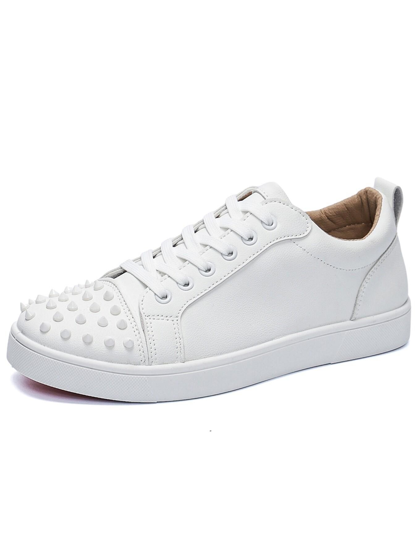 Men's Fashion Simple Rivet Board Shoes, Options, Sizes 39-44, All Seasons, Versatile Outdoor Wear