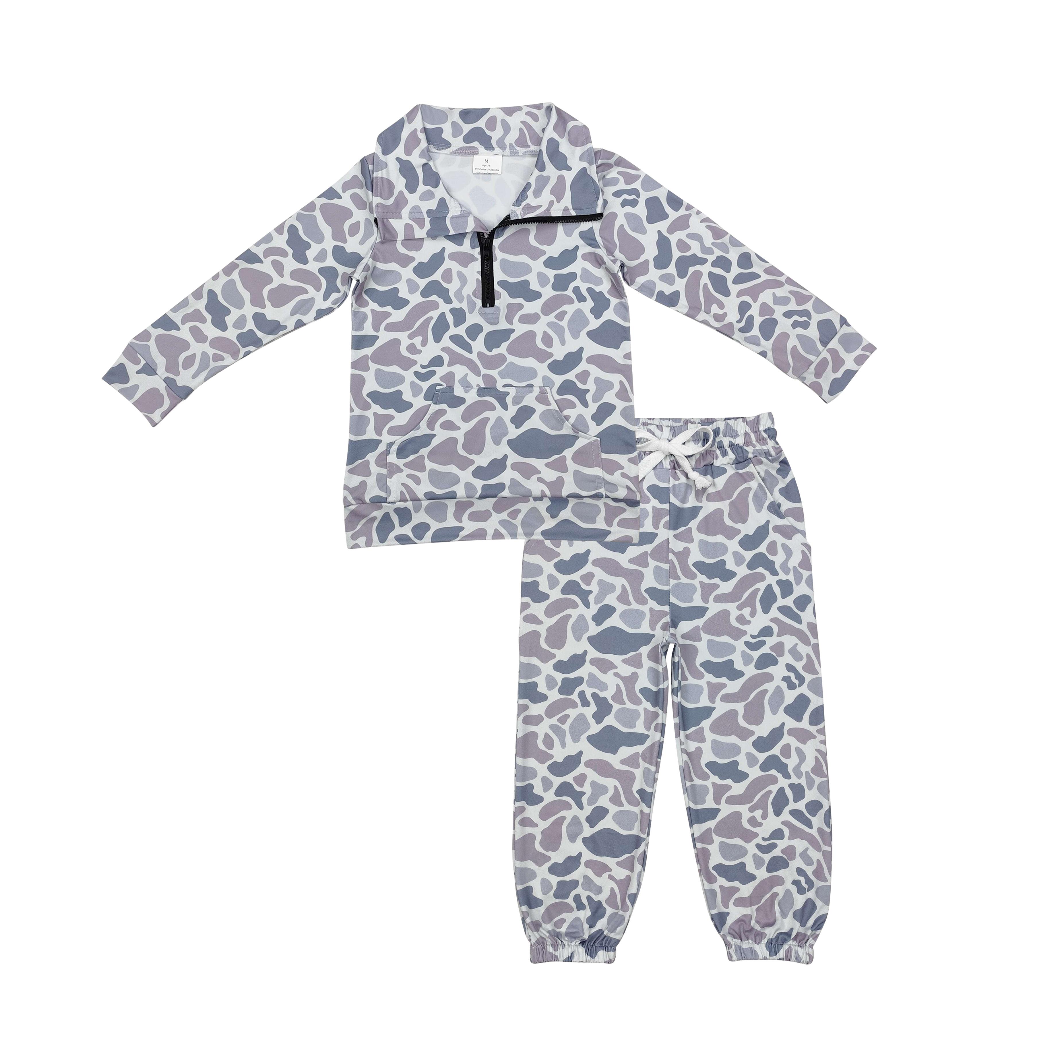 Trendy Grey Camo Kids' Outfits Cute + Comfy Casuals for Boys & Girls  | Viral Kids Fashion Must-Haves