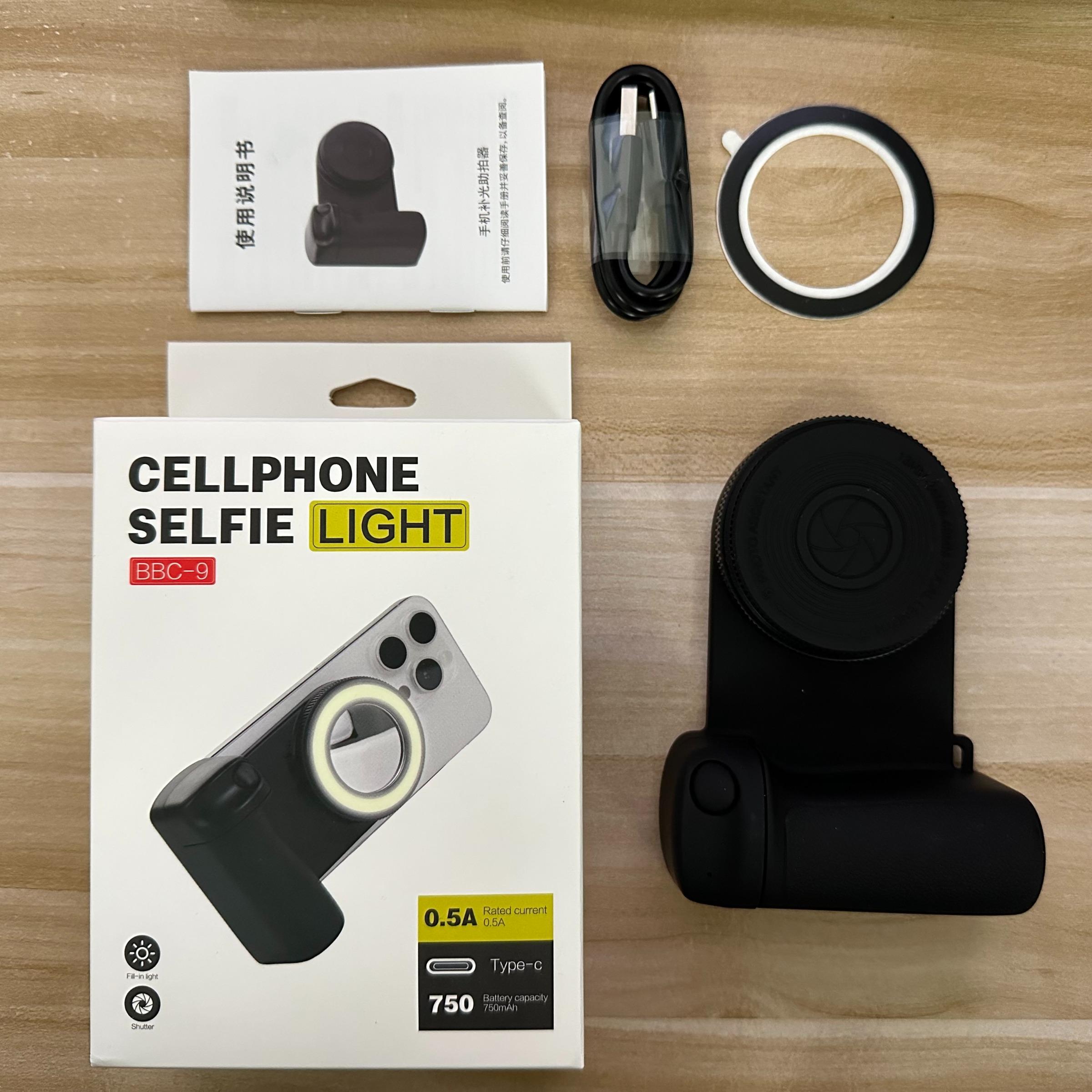 Magsafe Bluetooth-compatible Shutter Phone Hand Grip, Camera Handle Grip for iPhone Vlog, Selfie Stabilizer & Handle, Selfie Stand