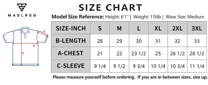 M MAELREG Men’s Jacquard Polo Shirt with Pocket – Dry Fit Moisture-Wicking Performance Short Sleeve Polo for Summer Vacation, Casual Wear Holiday Gifts M MAELREG Men’s Jacquard Polo Shirt with Pocket – Dry Fit Moisture-Wicking Performance Short Sleeve Polo for Summer Vacation, Casual Wear Holiday Gifts