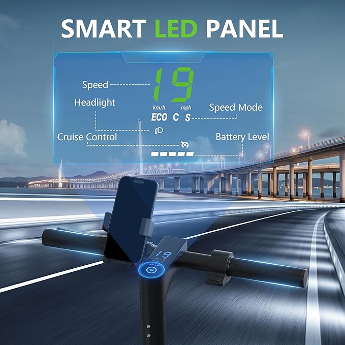 AOPO Electric Scooter with Seat, 350W motor, 36V battery, top speed 19mph. Foldable design with APP control, dual brakes, and dual suspension. Ideal for commuting, campus rides, and short city trips. SpringStatements AOPO Electric Scooter with Seat, 350W motor, 36V battery, top speed 19mph. Foldable design with APP control, dual brakes, and dual suspension. Ideal for commuting, campus rides, and short city trips. SpringStatements