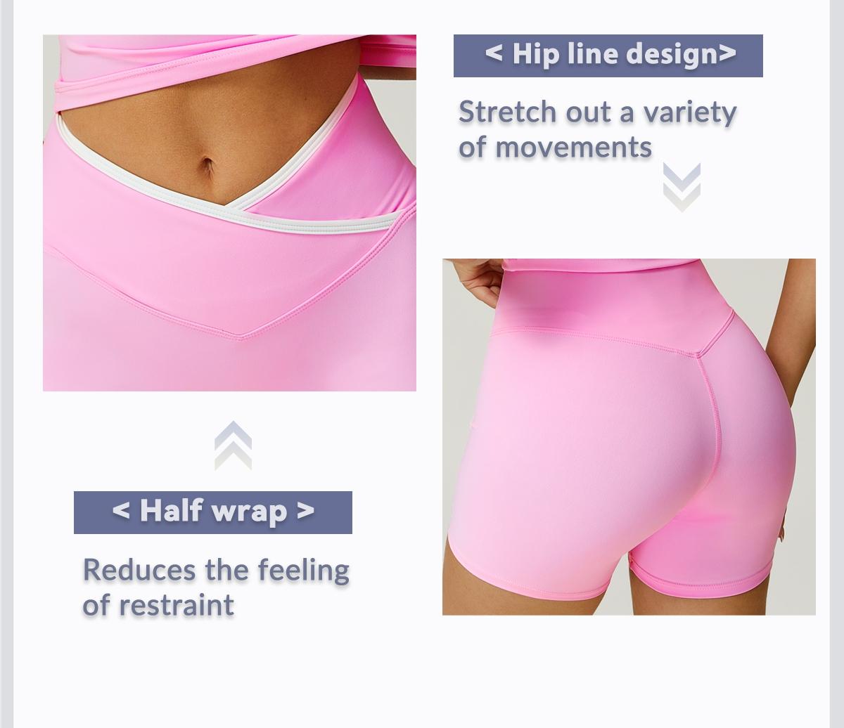 2 piece set women's patchwork high elasticity soft U-neck wide shoulder strap vest cross waist shorts yoga suit set for all seasons running, cycling, hiking, walking fashion set gym sports training Workout Running Clothes versatile vest shorts