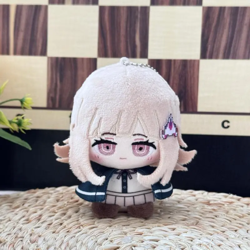 Anime Game Danganronpa3 Kokichi Oma Kawaii Cosplay Cotton Dango Doll Keychain Pendant Plushie Mini Keyring Toy Figures Fans Gift