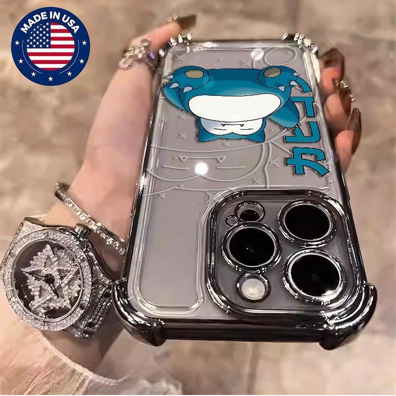 Pokémon Snorlax Aesthetic Vintage Unique Fashion Trend Casing, Soft Silicon TPU Cellphone Cover for iPhone 16/15/14/13/12 Plus Pro Max, Protective Anti-Drop Shockproof Anti-Scratch Mobile Phone Accessories, Custom