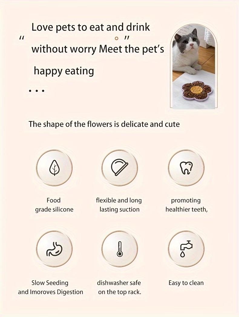 Lick Mat for Dogs & Cats - Slow Feeder with Non-Slip Suction Cups, Anxiety Relief, Dental Health Enhancer, Ideal for Grooming & Bath Time