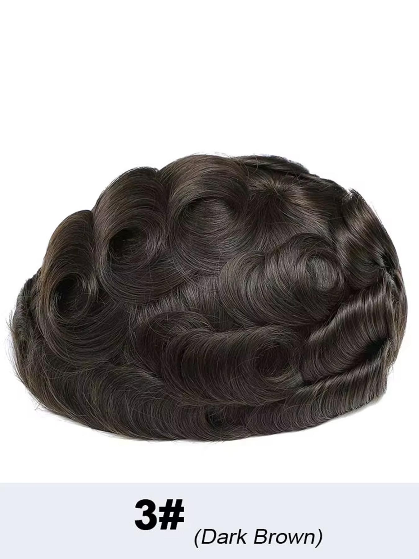 Men's Q6 Lace Toupee, Breathable Lightweight Hair System with Natural Look, Comfortable Fit for Daily Wear, Easy to Style for a Clean and Confident Appearance