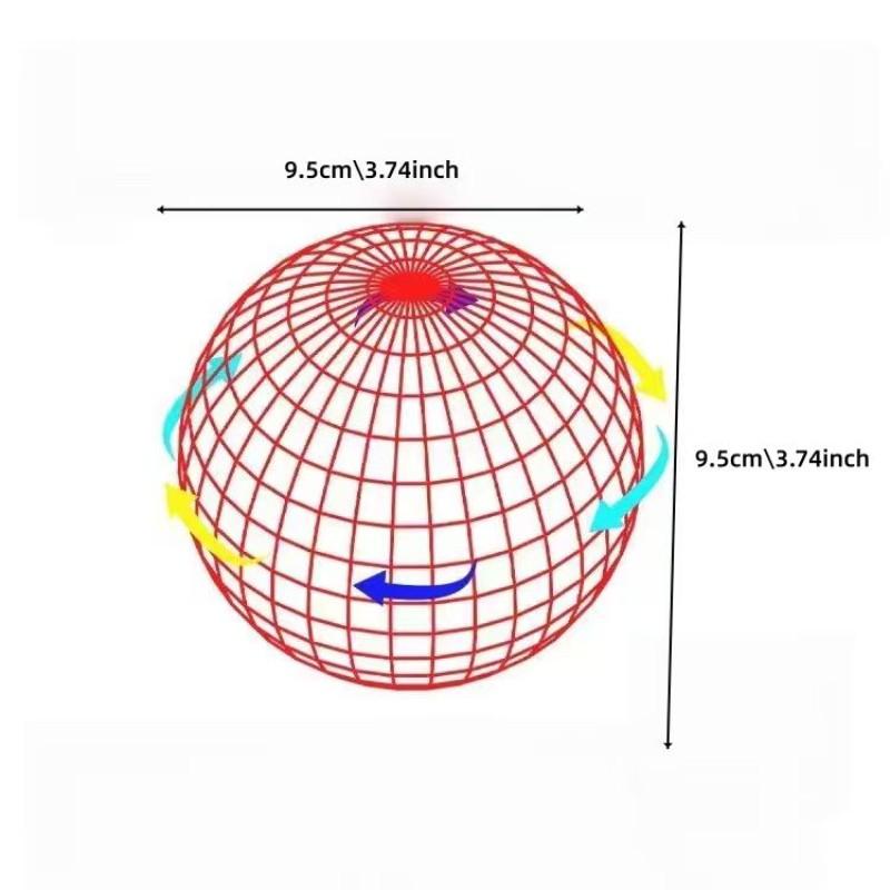 Smart Inductive Spin Ball Magic Flying Ball Rotating Magnetic Levitation Technology, Model Xinghao H-36, No Ca Prop 65