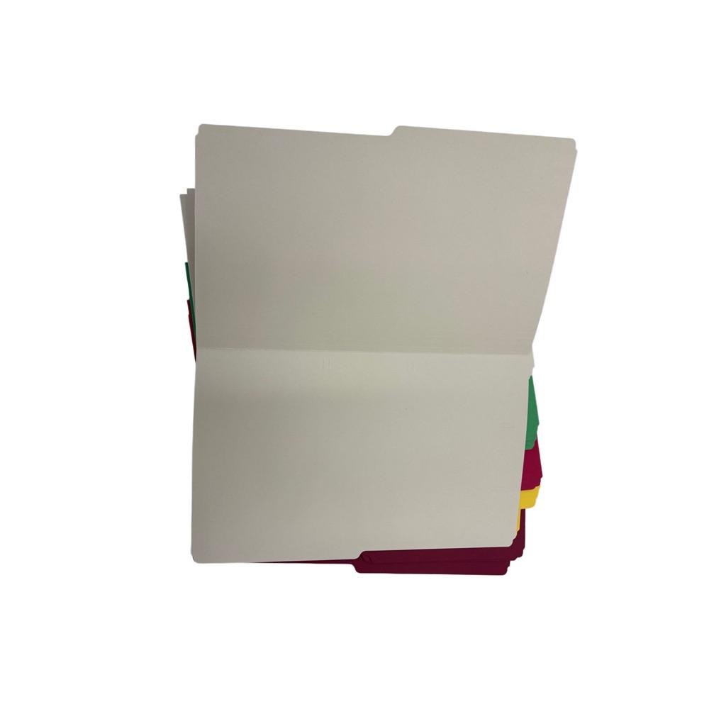 Colored Manila File Folders, Office Supplies, Simple Classification Index Folders, A4 Size, Custom Samples Accepted, Organize Documents Efficiently
