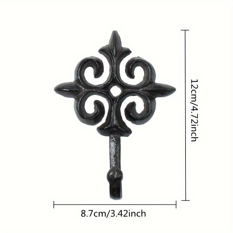 Vintage Cast Iron Wall Hook, Spear Head Hanging Rack, Durable Wall Mounted Clothes Key Bag Holder, Home Decor Hook, Indoor Outdoor Use