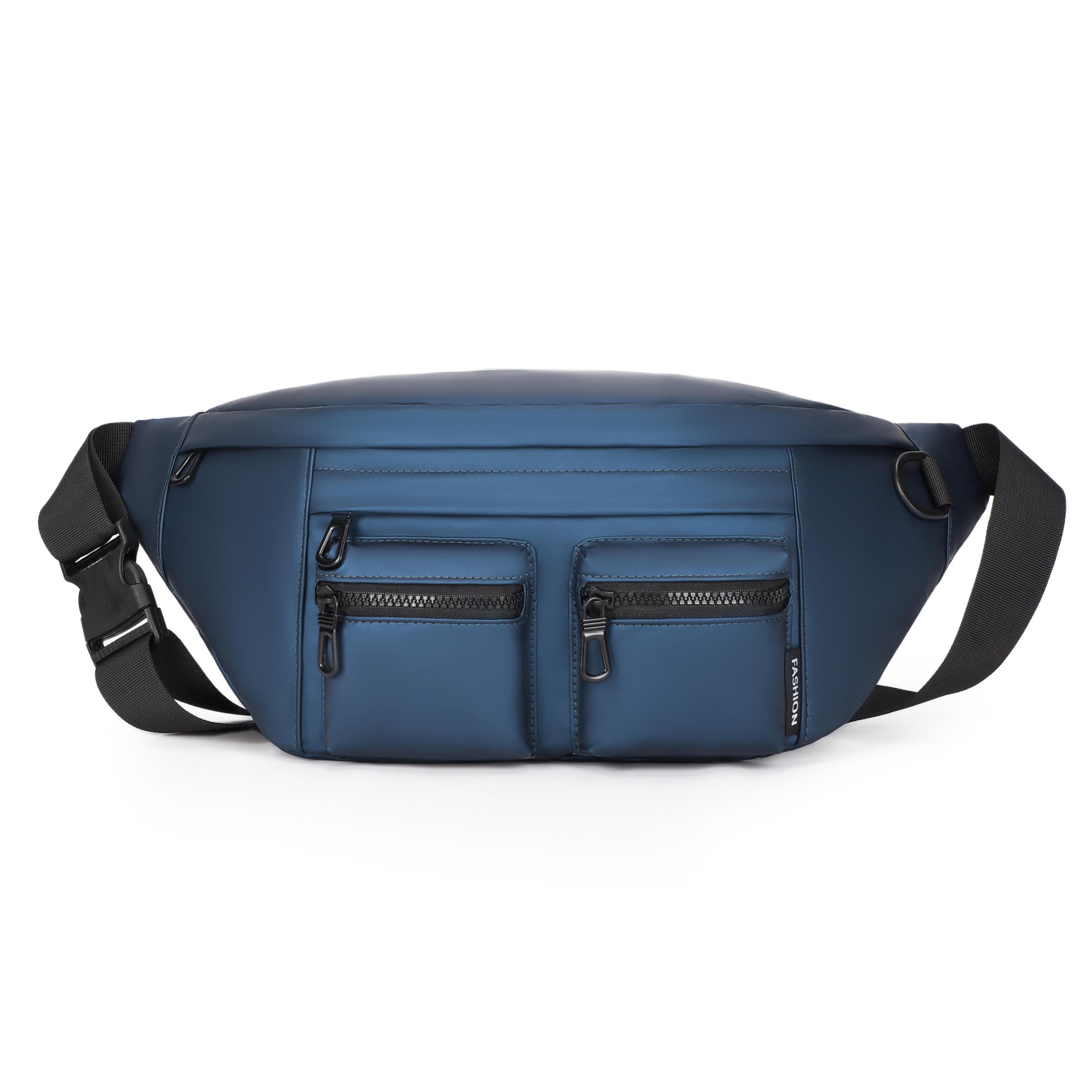 Outdoor Cycling Sports Bag, Waterproof Crossbody Backpack, Multi-Layer Waist Pack, Ideal for Running, Hiking, Biking, Daily Use