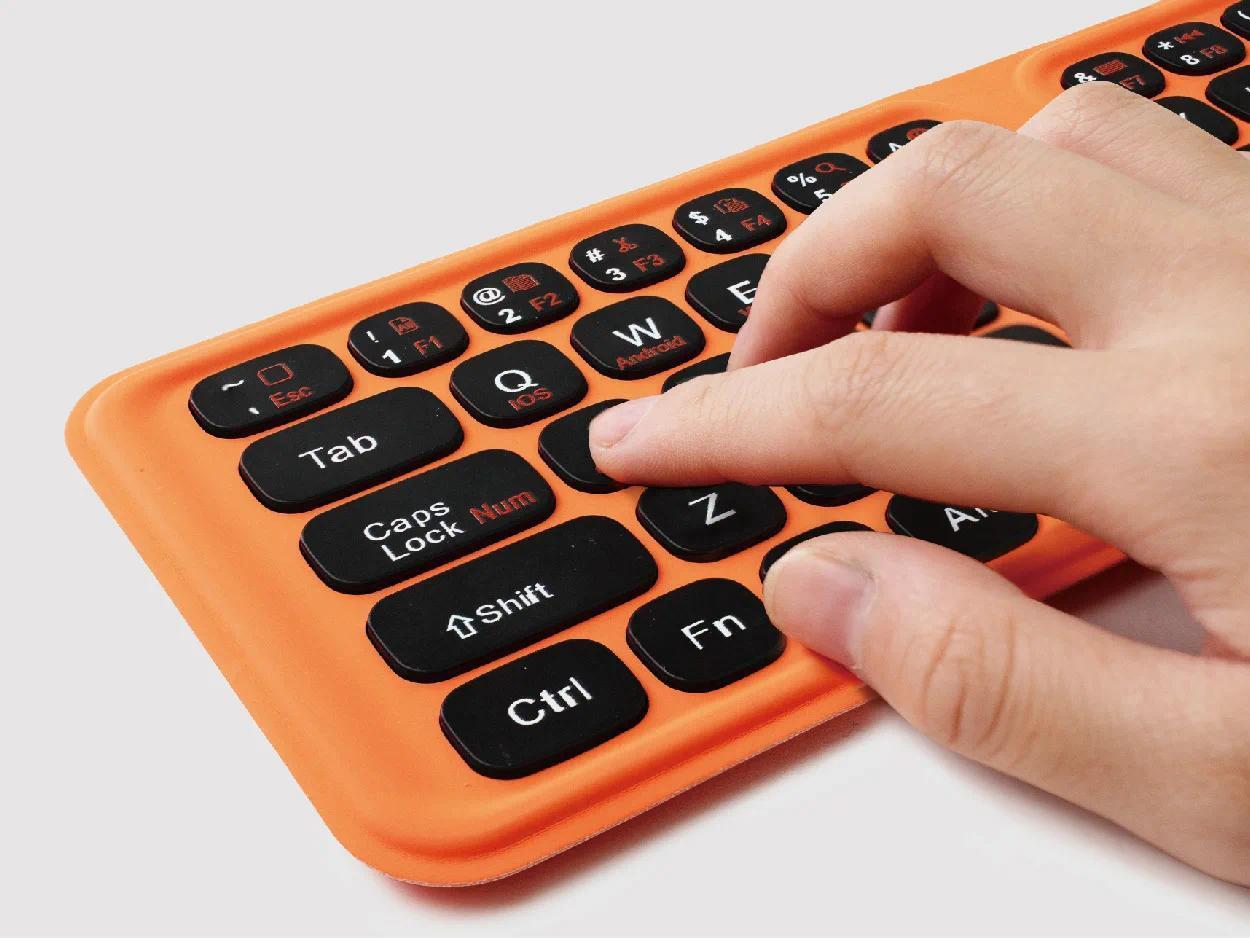 kawaii Miffy Foldable Wireless Bluetooth Keyboard for Connecting