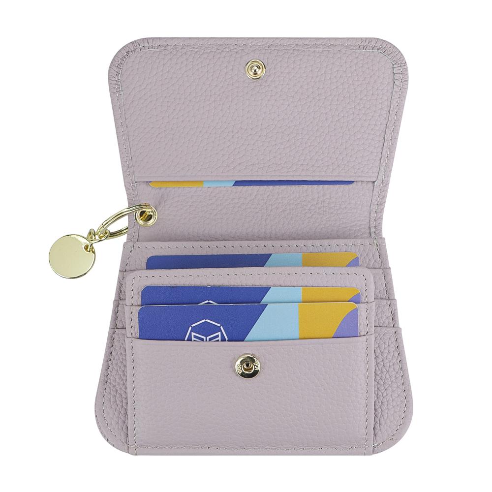 Royal Bagger RFID Short Wallets for Women Genuine Cow Leather Fashion Card Holder with Key Ring Holders Clutch Slim Coin Purse 2443 SpringStatements
