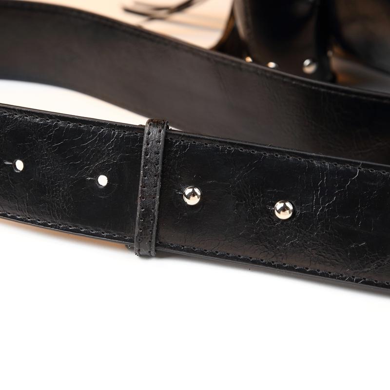 Unique Design Small Horse Bag for Women, Personalized Studs Fringe Animal Purse, Vintage Punk Style Handbag Shoulder Bag