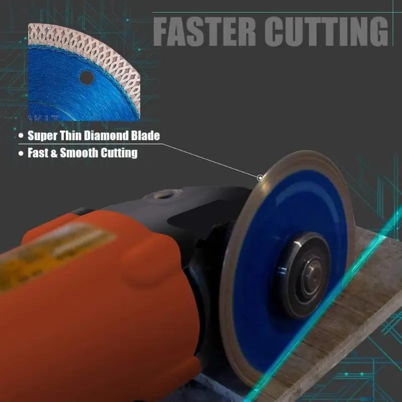 Diamond Saw Blade, 3 Counts/set Tile Marble Cutting Disc, Angle Grinder Cutting Disc, Power Tool Accessories for Home & Office