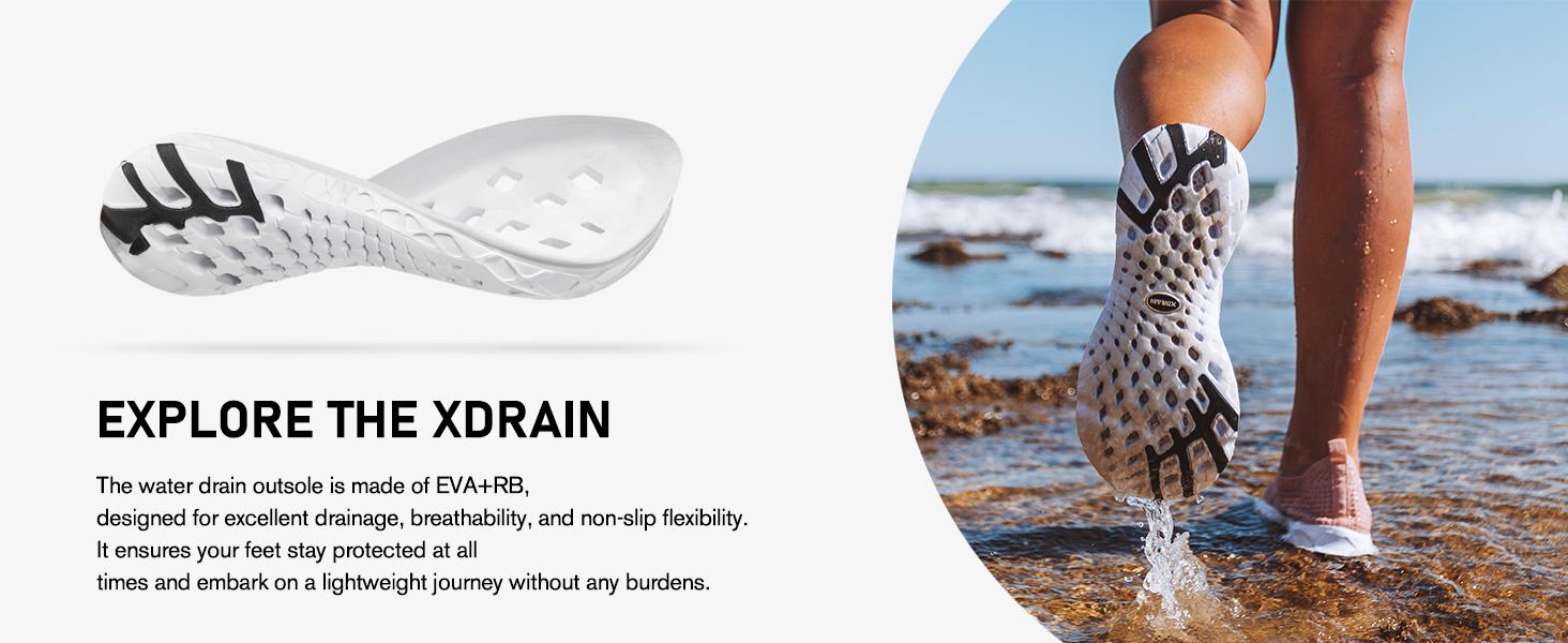 KOLILI Women's Classic Watershoes Barefoot Beach and Stream Shoes with Arch Support Suitable for Vacation at the Seaside and Water Sports SpringStatements