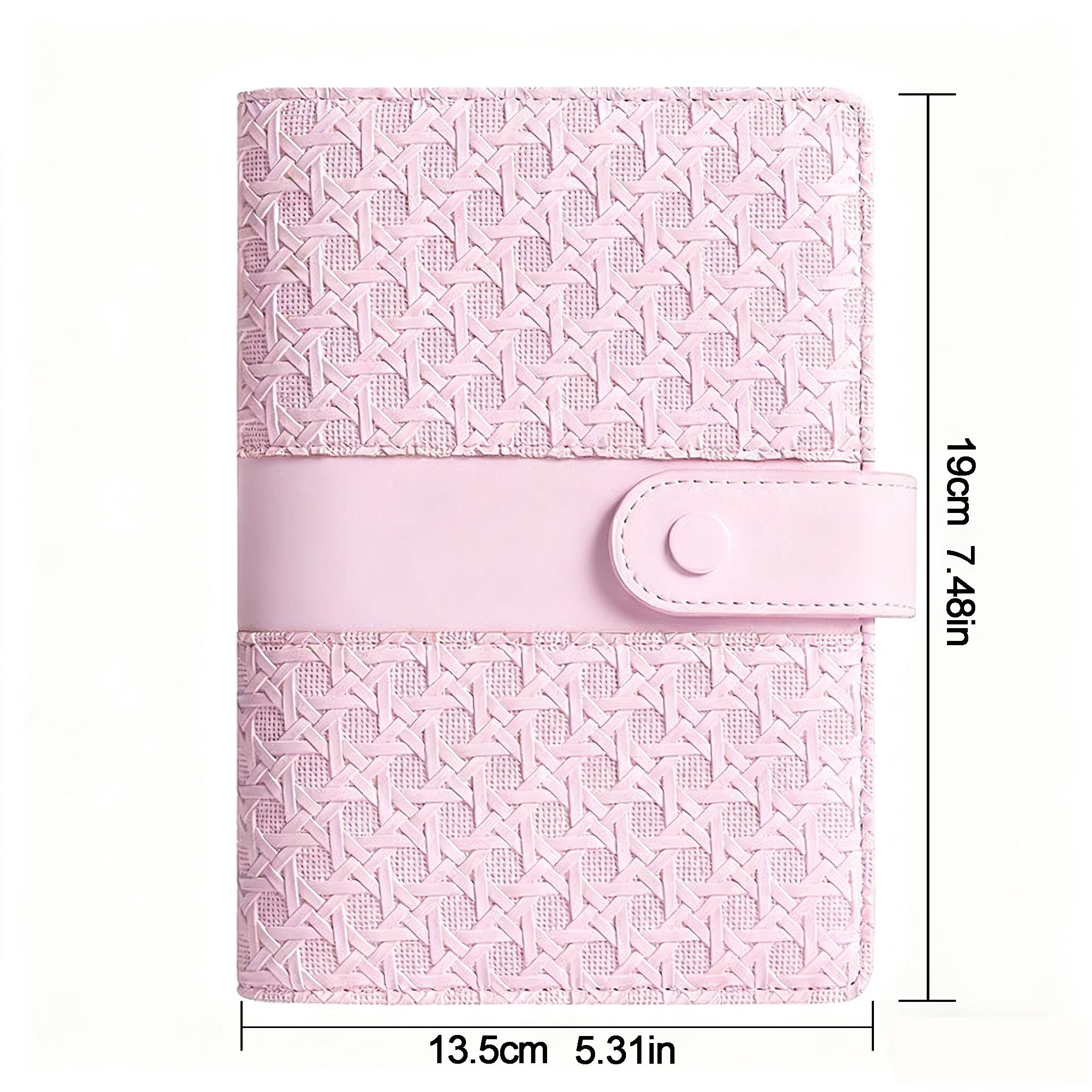 A6 PU Leather Notebook, Handmade Binding Design, Durable & Stylish, Perfect for Journaling, Note-Taking, and Daily Use