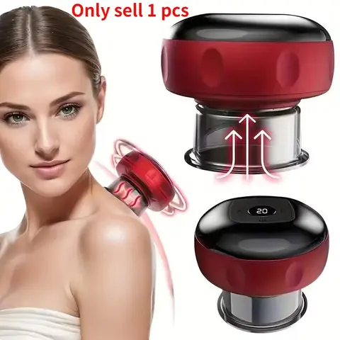 Electric Smart Heated Gua Sha Massager, 1 Count Household Wireless Charging Massage Machine, Portable Personal Care Instrument for Home & Travel, Massagers For Body, Winter Christmas Gift, Stocking Fillers, New Year Gifts