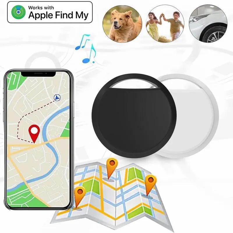 4 Pack, Key Finder Tracker Devices - Bluetooth Item Finders, Compatible with Apple Find My (IOS Only), GPS Trackers Tag for Car|Wallets|Luggages|Suitcases|Bags, Phone Locator, gpstracker wallet tracking device