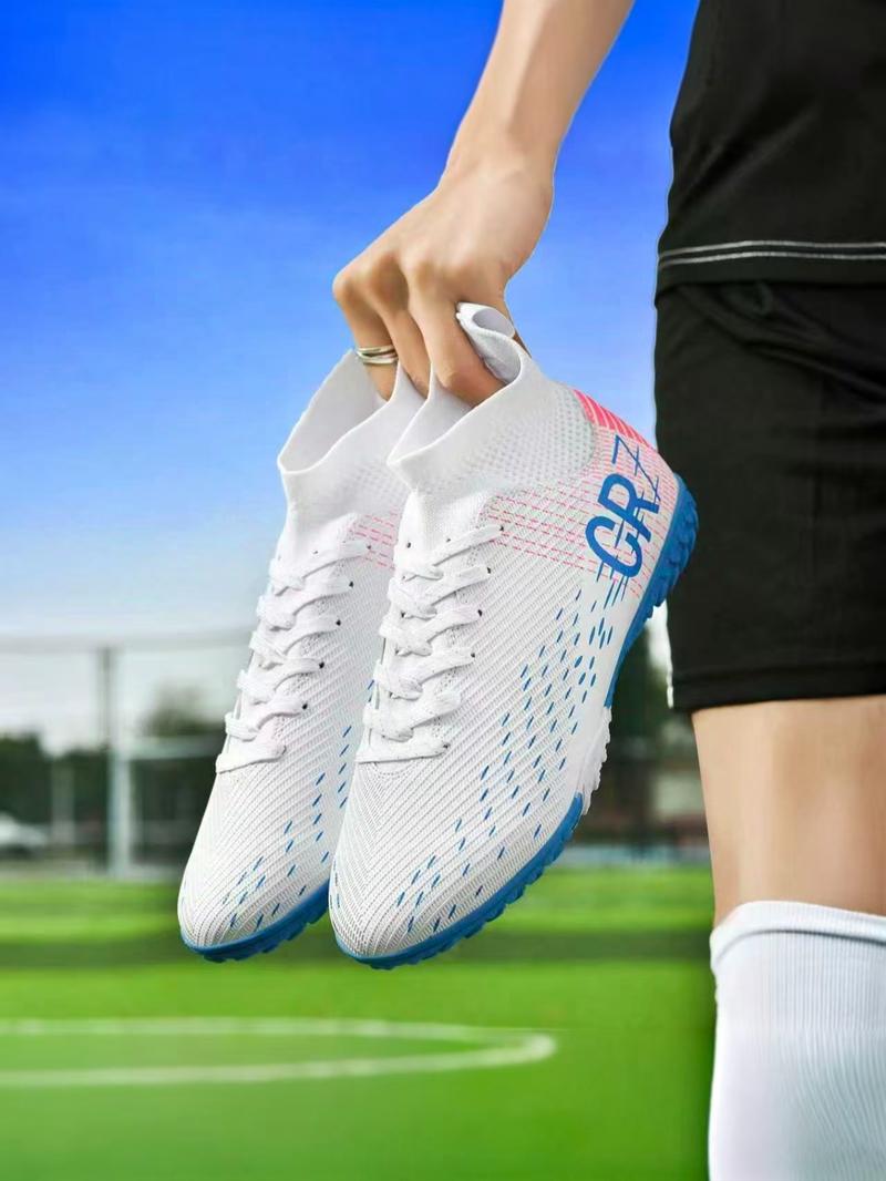 New men's game training boots Non-slip AG cleats Football boots Adult breathable high-top soccer shoes Couple outdoor professional football shoes Lawn light classic black sports soccer cleats Football Field Boots New men's game training boots Non-slip AG cleats Football boots Adult breathable high-top soccer shoes Couple outdoor professional football shoes Lawn light classic black sports soccer cleats Football Field Boots