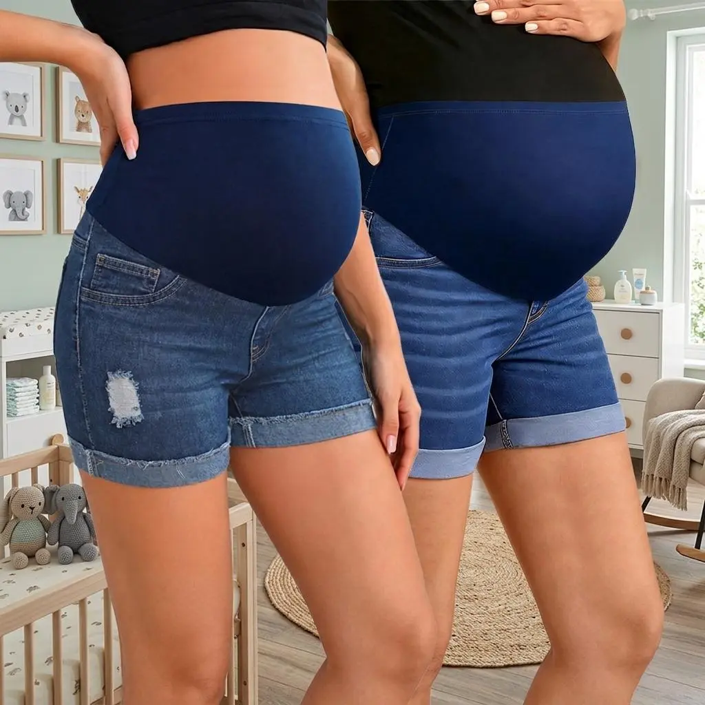 2  Pack Dark Blue Ripped & Non-Ripped